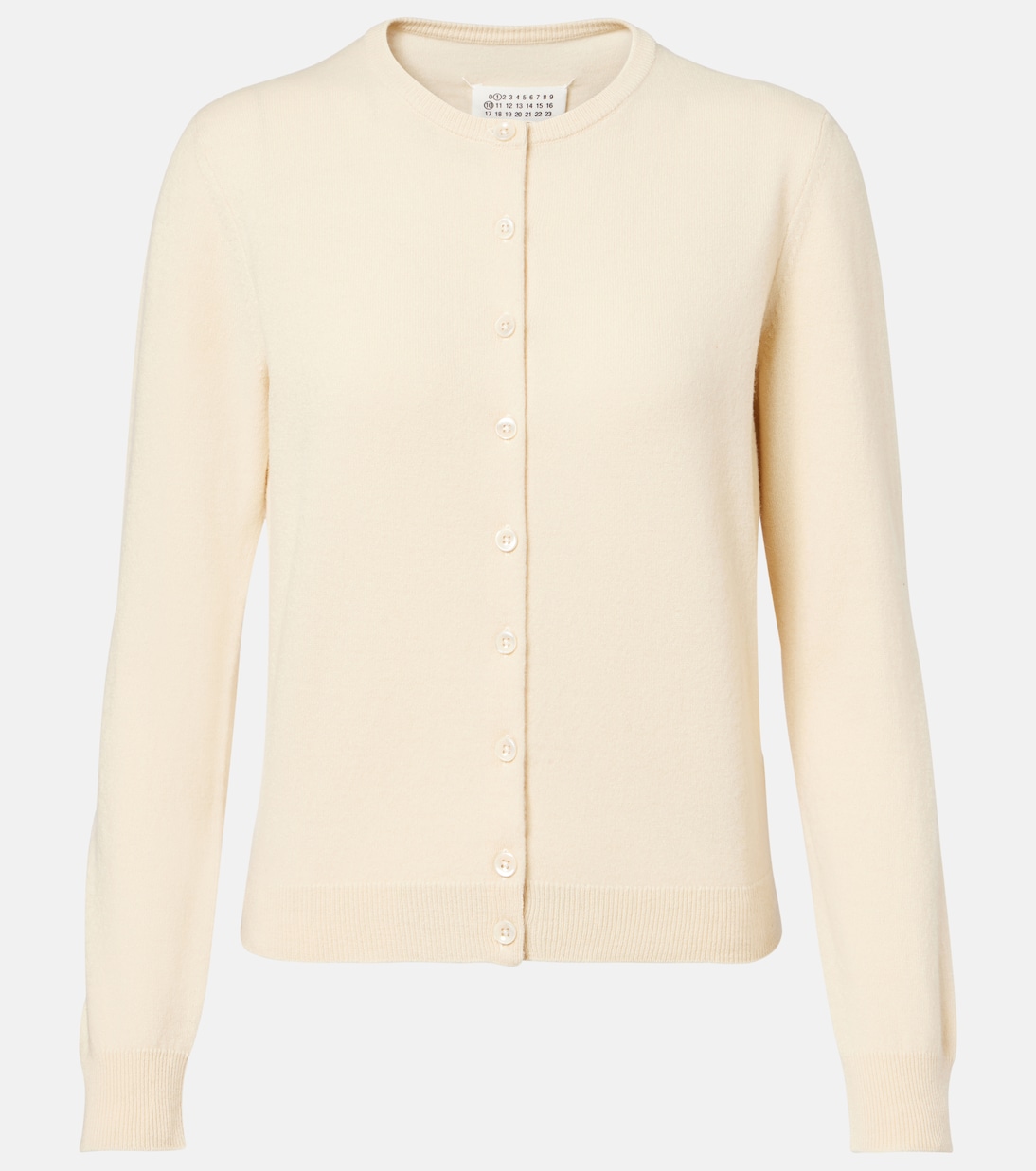 

Кардиган из натуральной шерсти Maison Margiela, Butter
