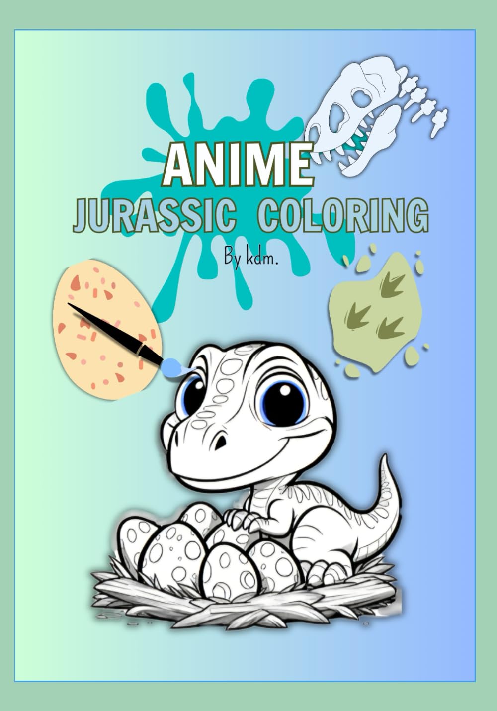 

Anime jurassic coloring: Dinosaur (Independently published)