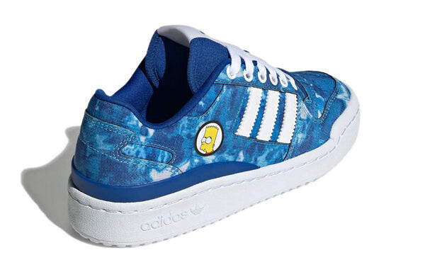 Кроссовки симпсоны x форум низкие Adidas, синий — фото 4