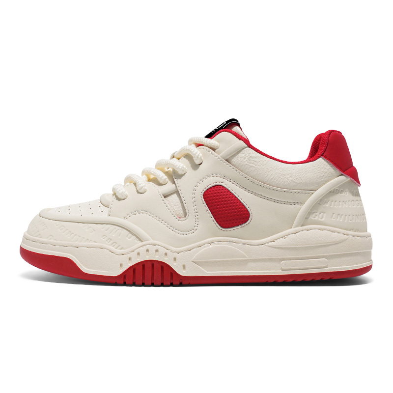 

Нескользящие износостойкие низкие повседневные туфли для мужчин URBAN AUTHENTIC, White Red