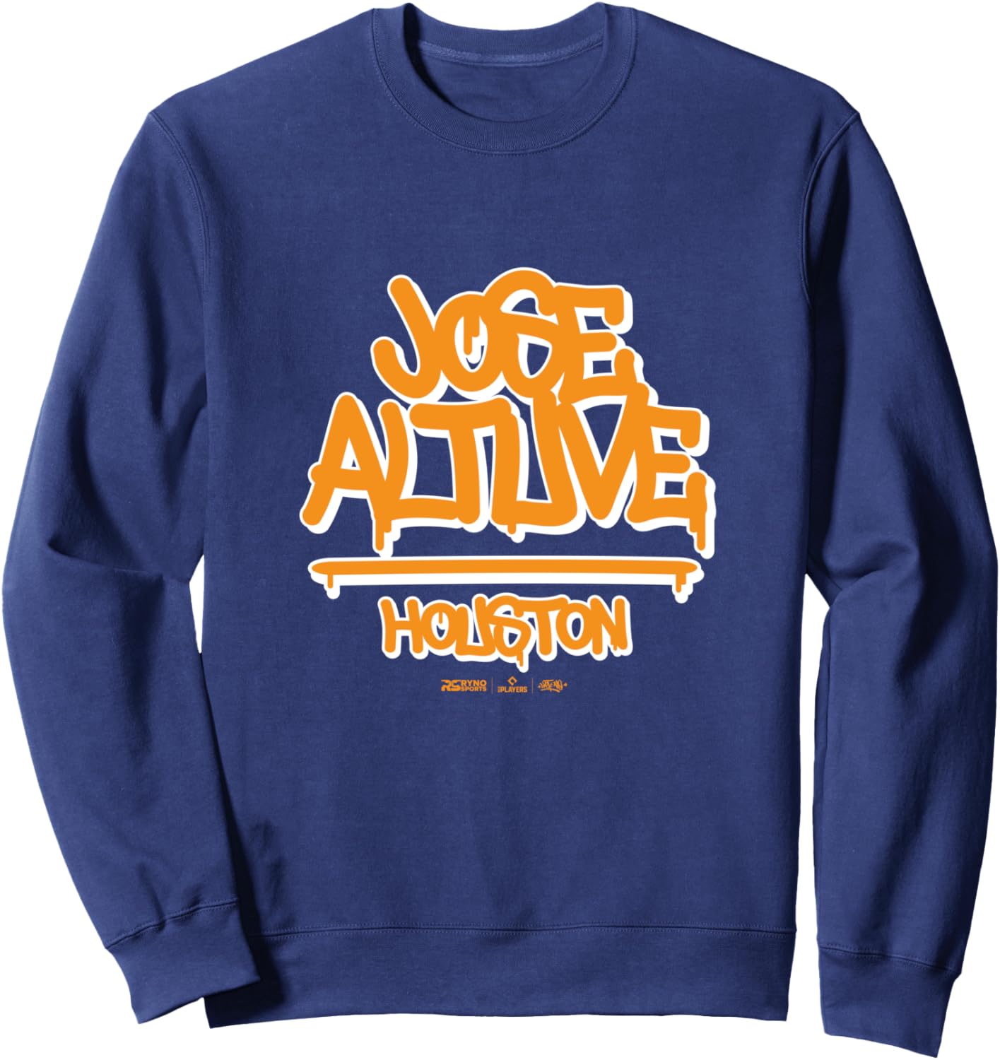 

Толстовка Sket One MLBPA с именем и номером Хосе Алтуве (спереди и сзади) Ryno Sports, темно-синий