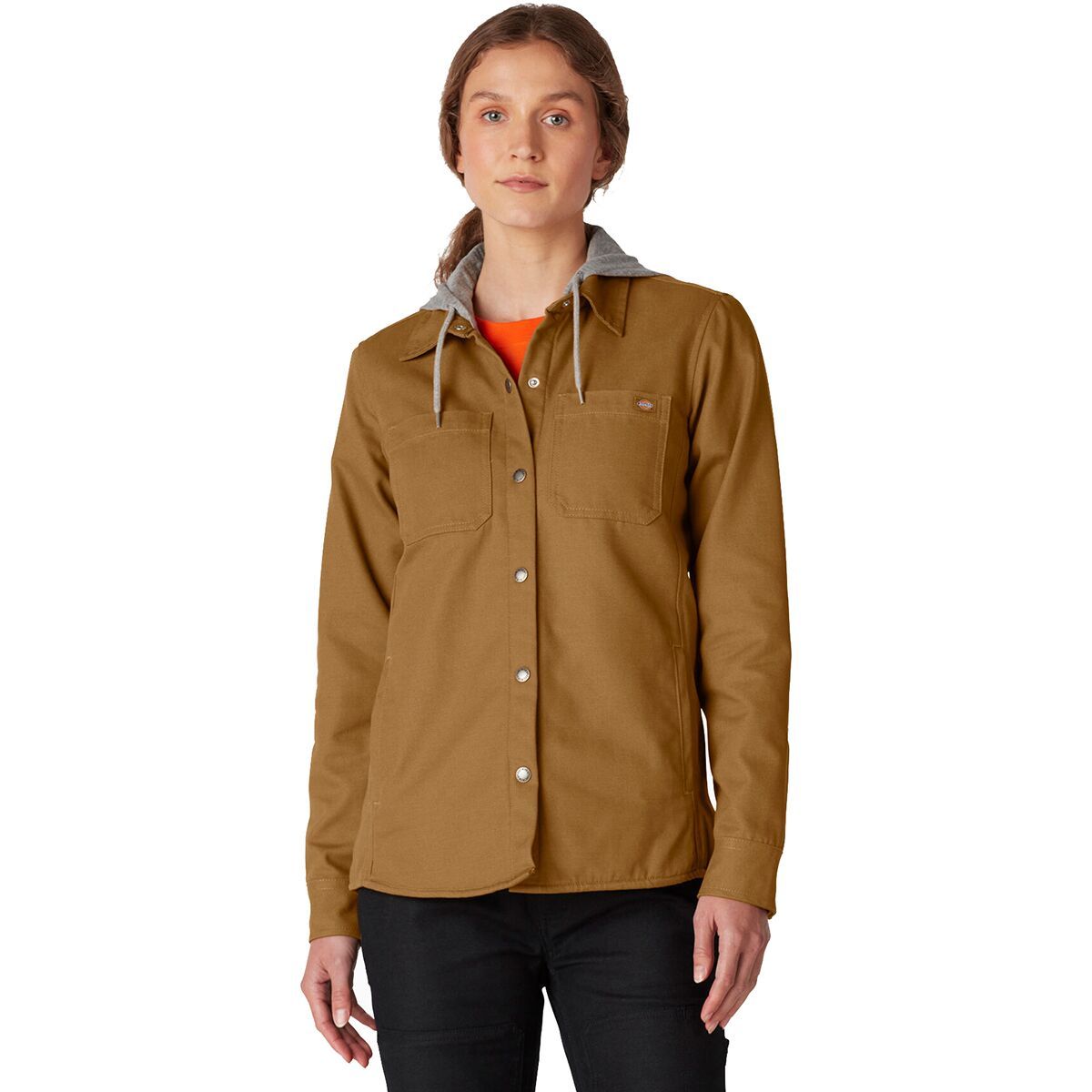 

Капюшон куртка из утиной ткани Dickies, коричневый