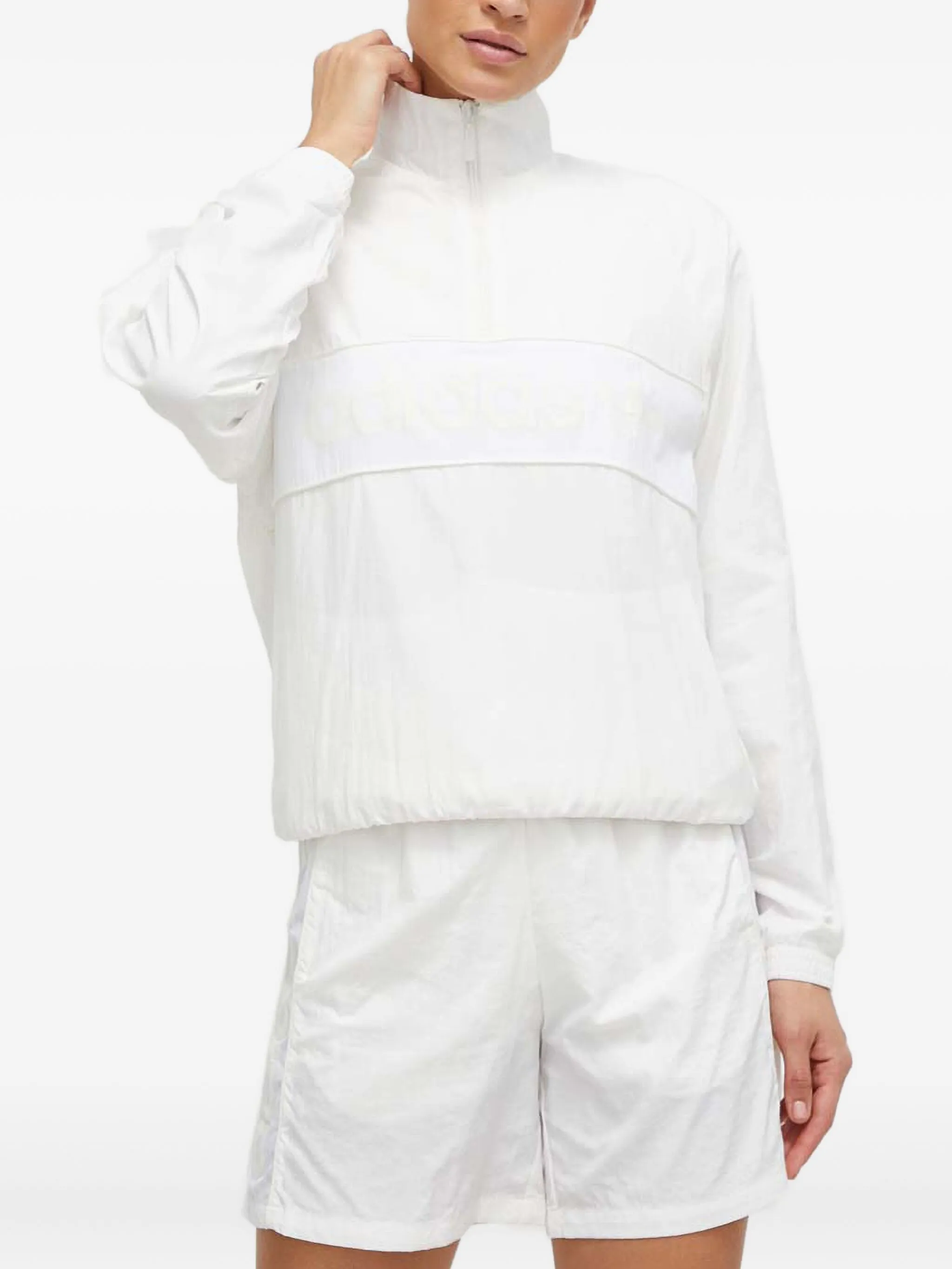 

Куртка с воротником на молнии Adidas, белый