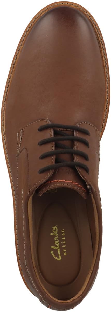 Мужские туфли Clarks Atticus Lace, Dark Tan Lea — фото 2