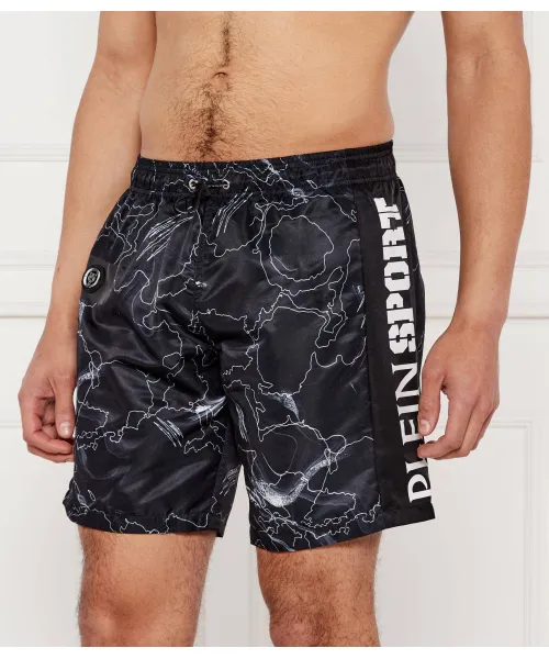 

Пляжные шорты Regular fit Plein Sport, черный