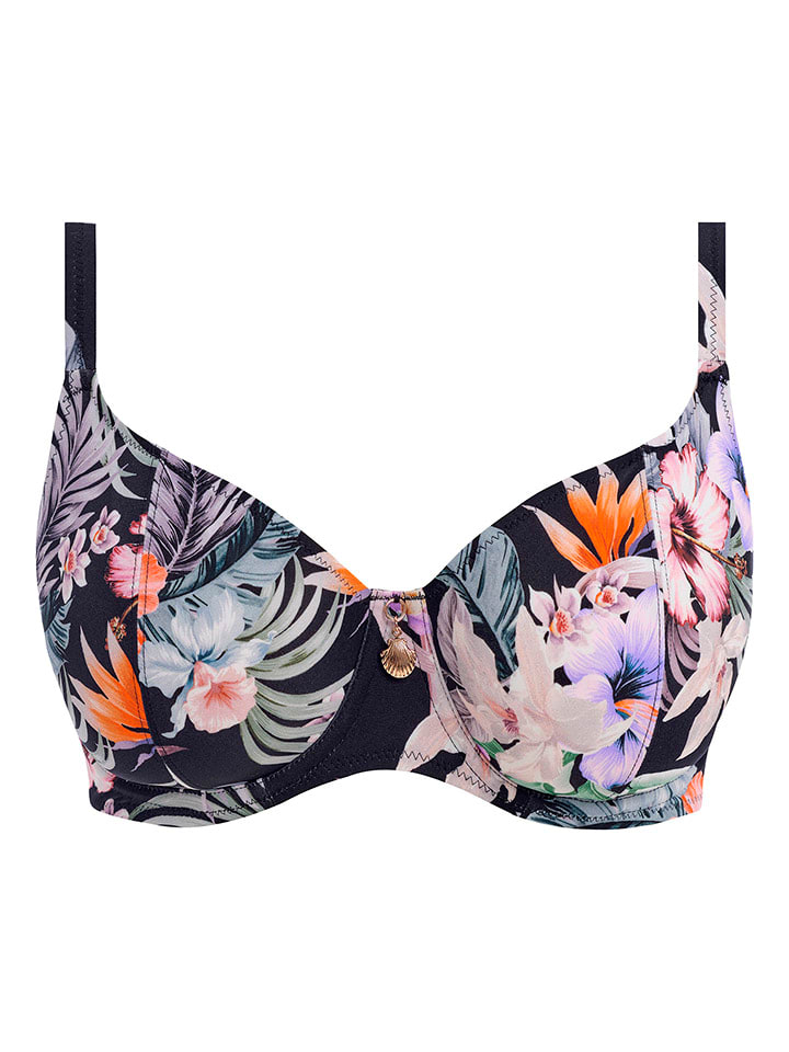 

Верх бикини Freya, черный/цветной