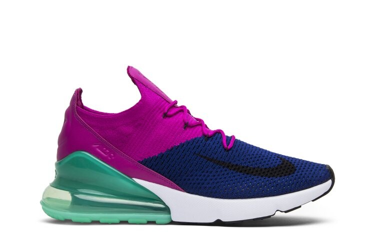 

Кроссовки Nike Air Max 270 Flyknit 'Fuchsia Flash', синий