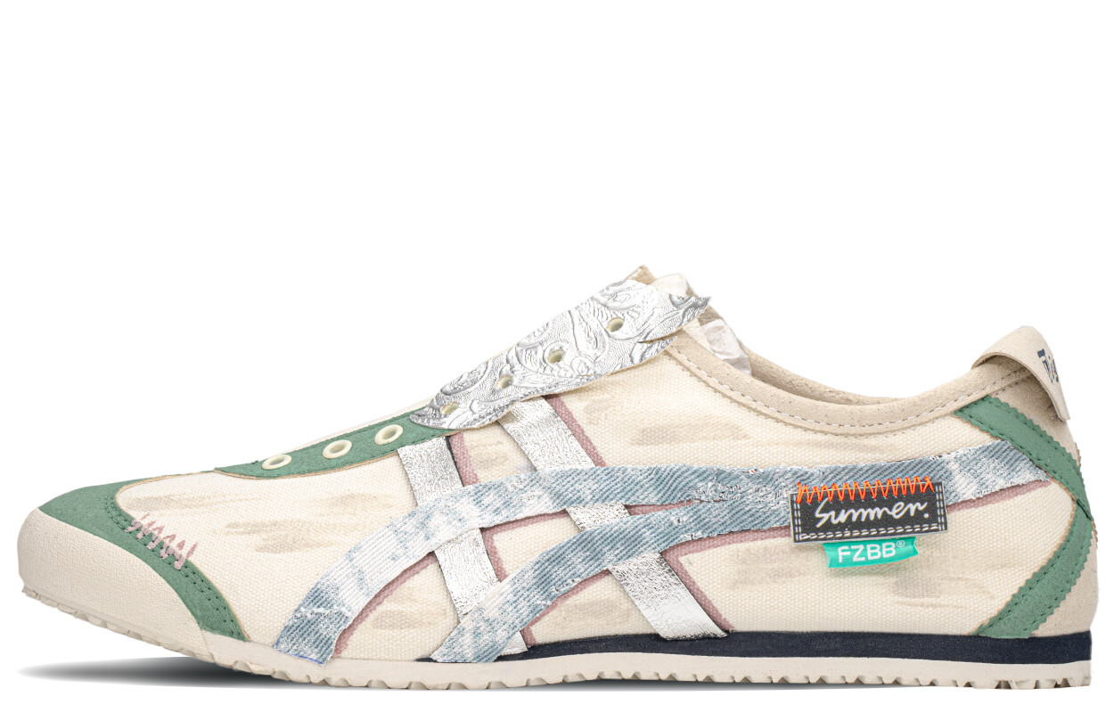 

Кроссовки Onitsuka Tiger MEXICO 66 Lifestyle Shoes Unisex Low-top Beige/green, зеленый