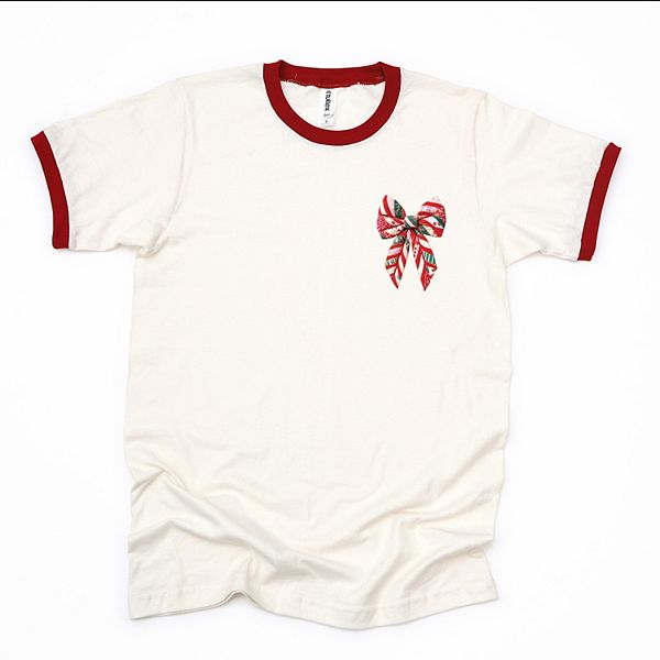 

Футболка с рождественским бантом в стежке Simply Sage Market, Vintage Red, Зеленый, Футболка с рождественским бантом в стежке Simply Sage Market, Vintage Red