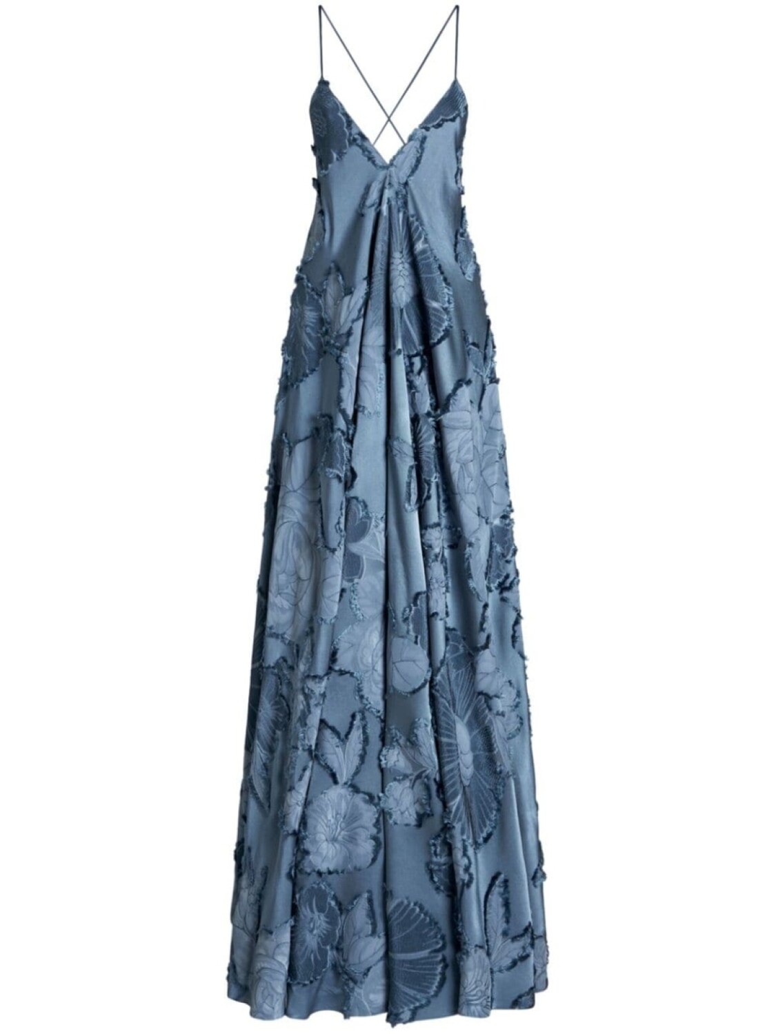 

ETRO жаккардовое платье, синий