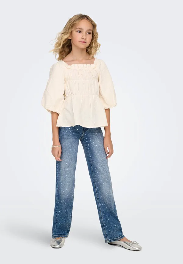 Прямые джинсы kogjuicy Only Girls, Medium Blue Denim