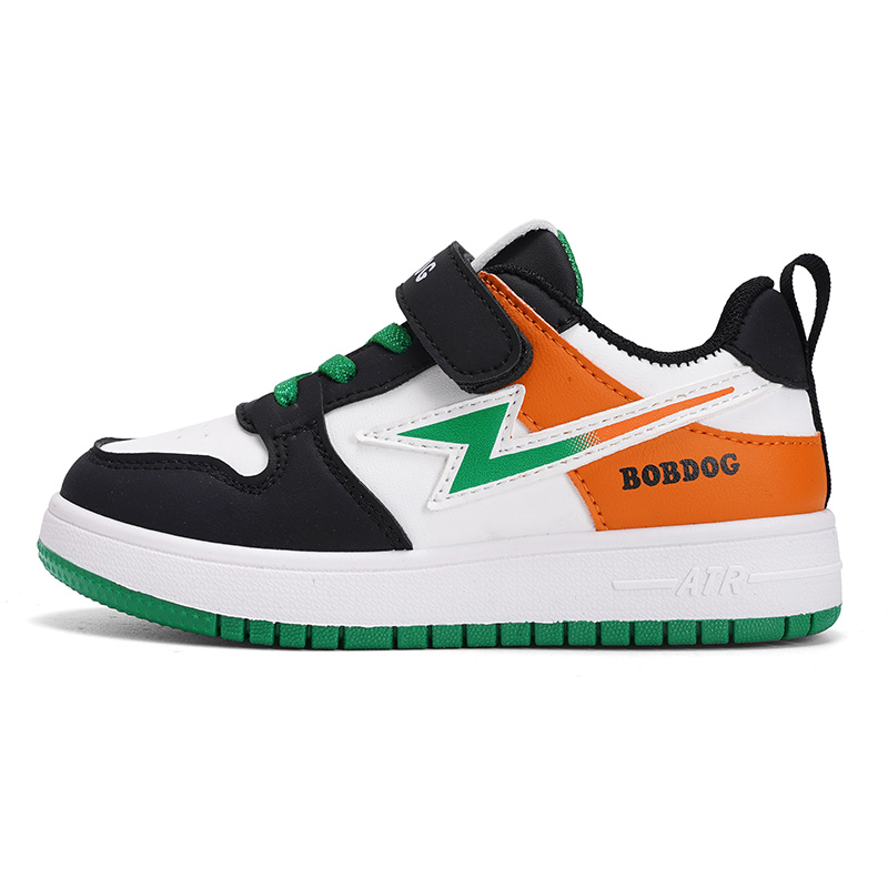 

Детские кроссовки для бега BOBDOG, черный/зеленый