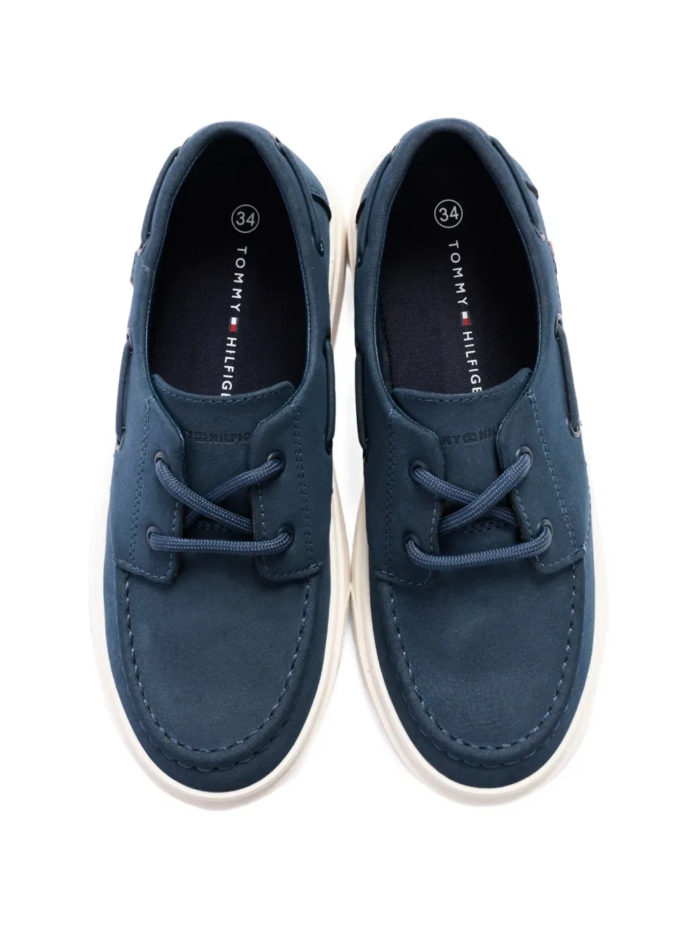 Лоферы на шнуровке Tommy Hilfiger Junior, синий — фото 4