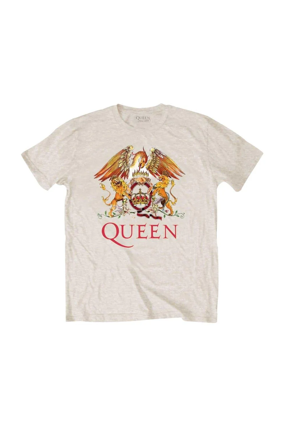 

Классическая футболка с гербом Queen, коричневый