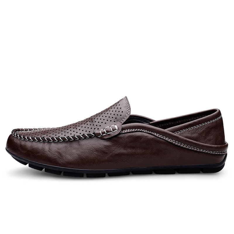 

PLAY COBBLER Мужские повседневные туфли с перфорацией коричневые, цвет Perforated Brown