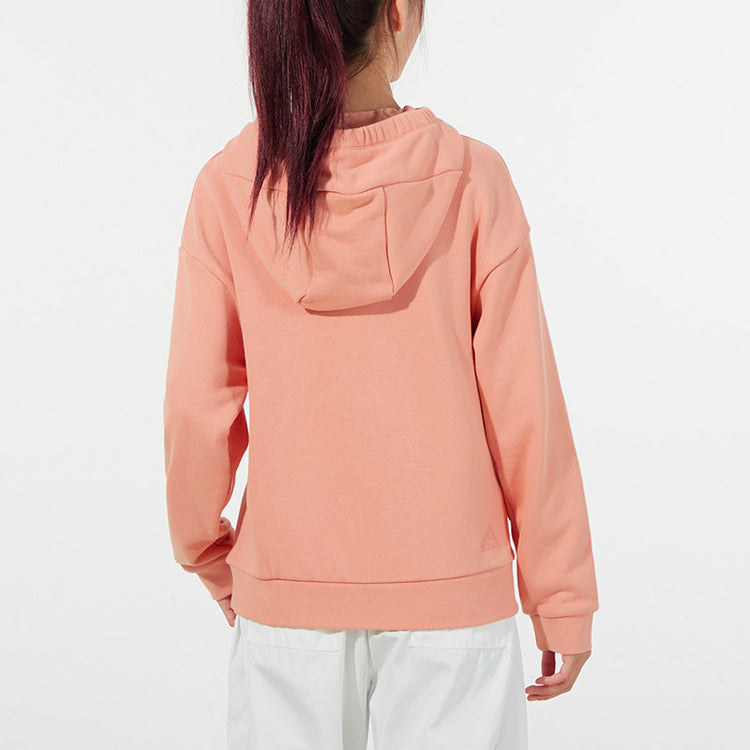 Худи (WMNS) adidas Camouflage Logo Printing Hoodie Orange — фото 4