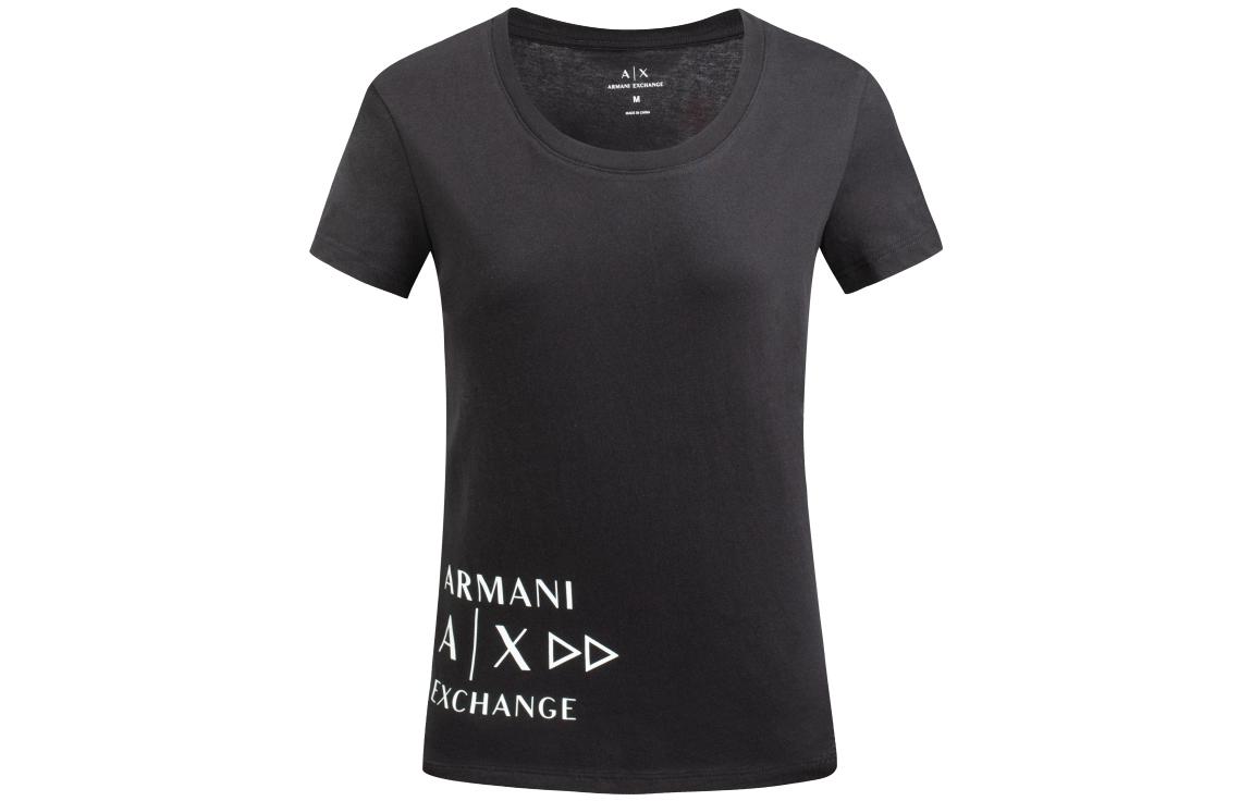 

Футболка женская черная ARMANI EXCHANGE