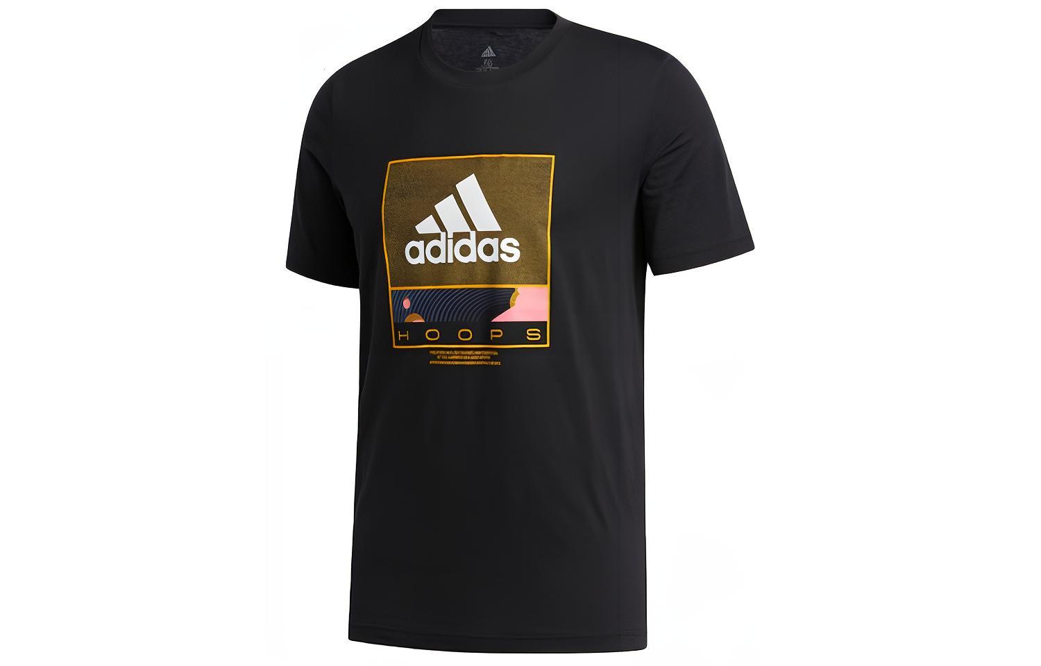 

Футболка мужская черная Adidas, черный