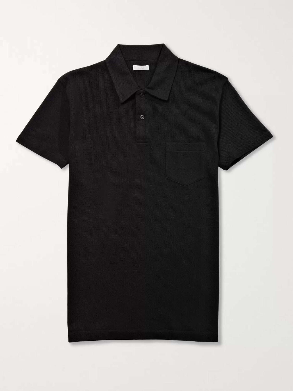 

Рубашка поло Riviera Slim-Fit из хлопка и сетки SUNSPEL, черный