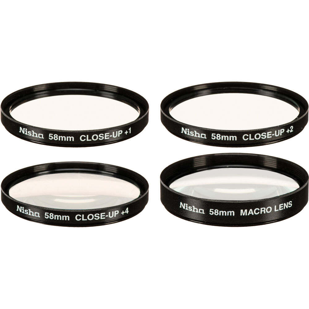 

Фильтр Nisha 58mm Close-Up Lens Set (+1, +2, +4, Macro) CU4-58