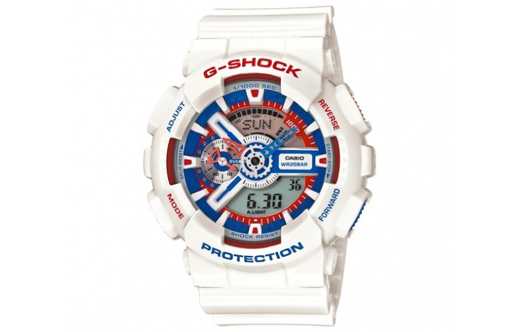 

CASIO Мужские часы G-SHOCK синего цвета GA-110TR-7A