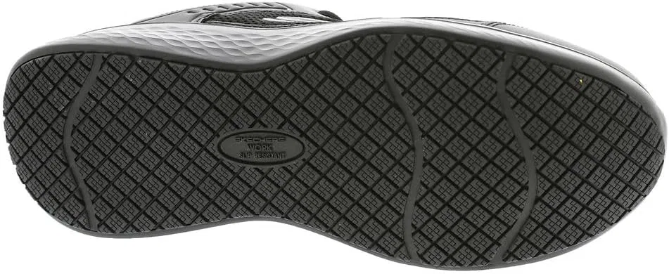 Мужские спортивные нескользящие кроссовки Skechers Skech-Lite Pro Skaut для работы в сфере общественного питания, Black — фото 3