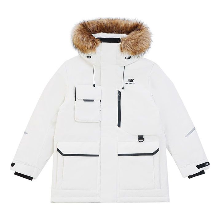 

Куртка New Balance Logo Down Jacket 'White', белый