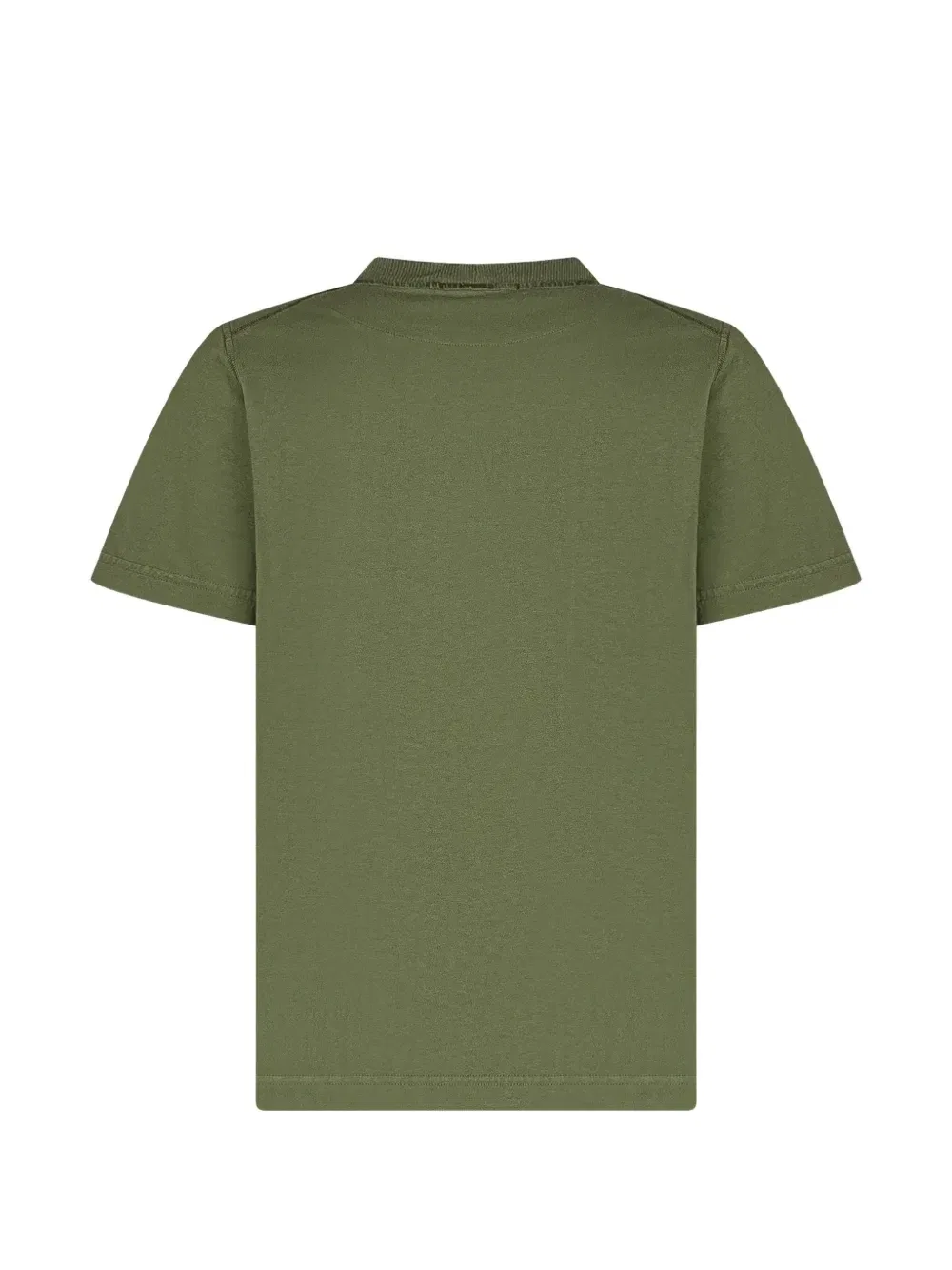 Футболка с нашивкой-логотипом Stone Island Junior, зеленый — фото 2
