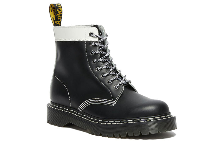 Мужские ботинки Dr. Martens 1460 Pascal Bex кожаные с контрастной строчкой, черный — фото 2