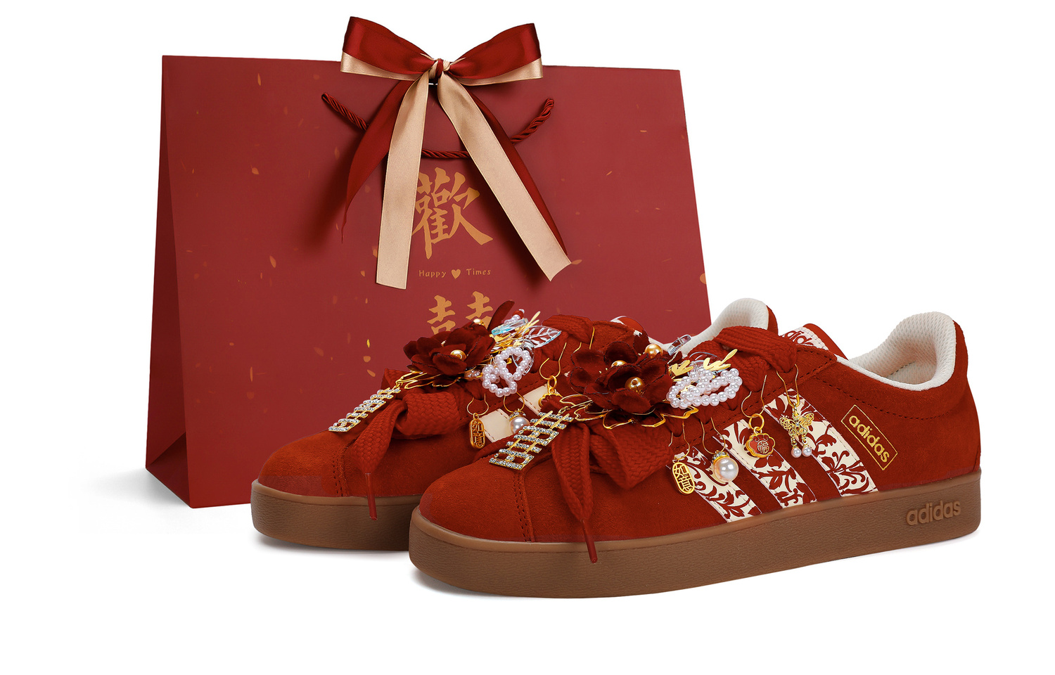 

Adidas Кроссовки для скейтбординга VL Court Classic Low top, унисекс, красные