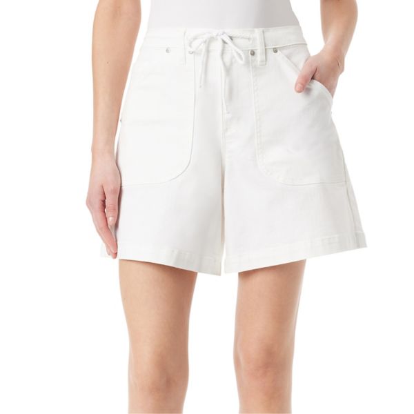 

Укороченные шорты с карманами Gloria Vanderbilt, цвет vintage white