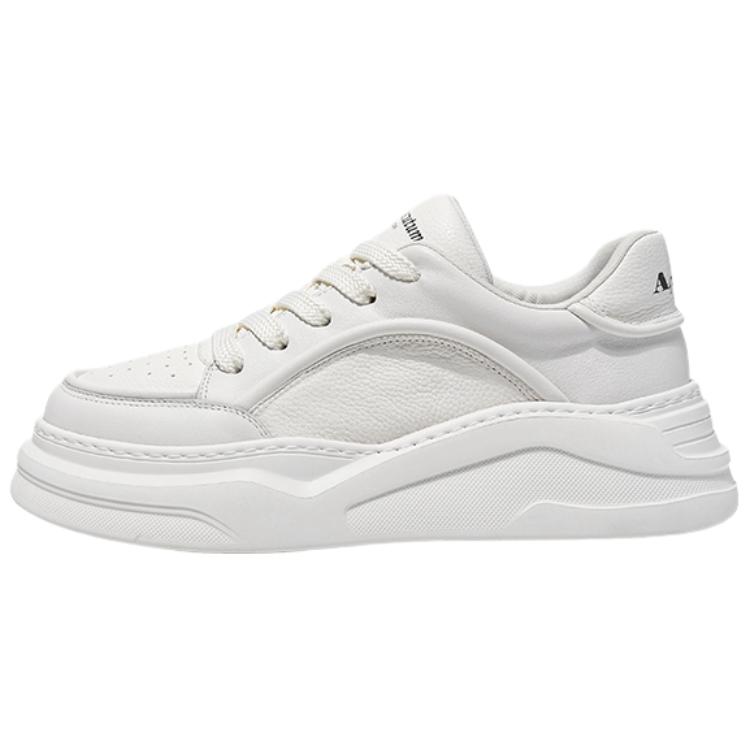 

AQUASCUTUM Износостойкие мужские лоу-топы для скейтбординга белые, цвет White