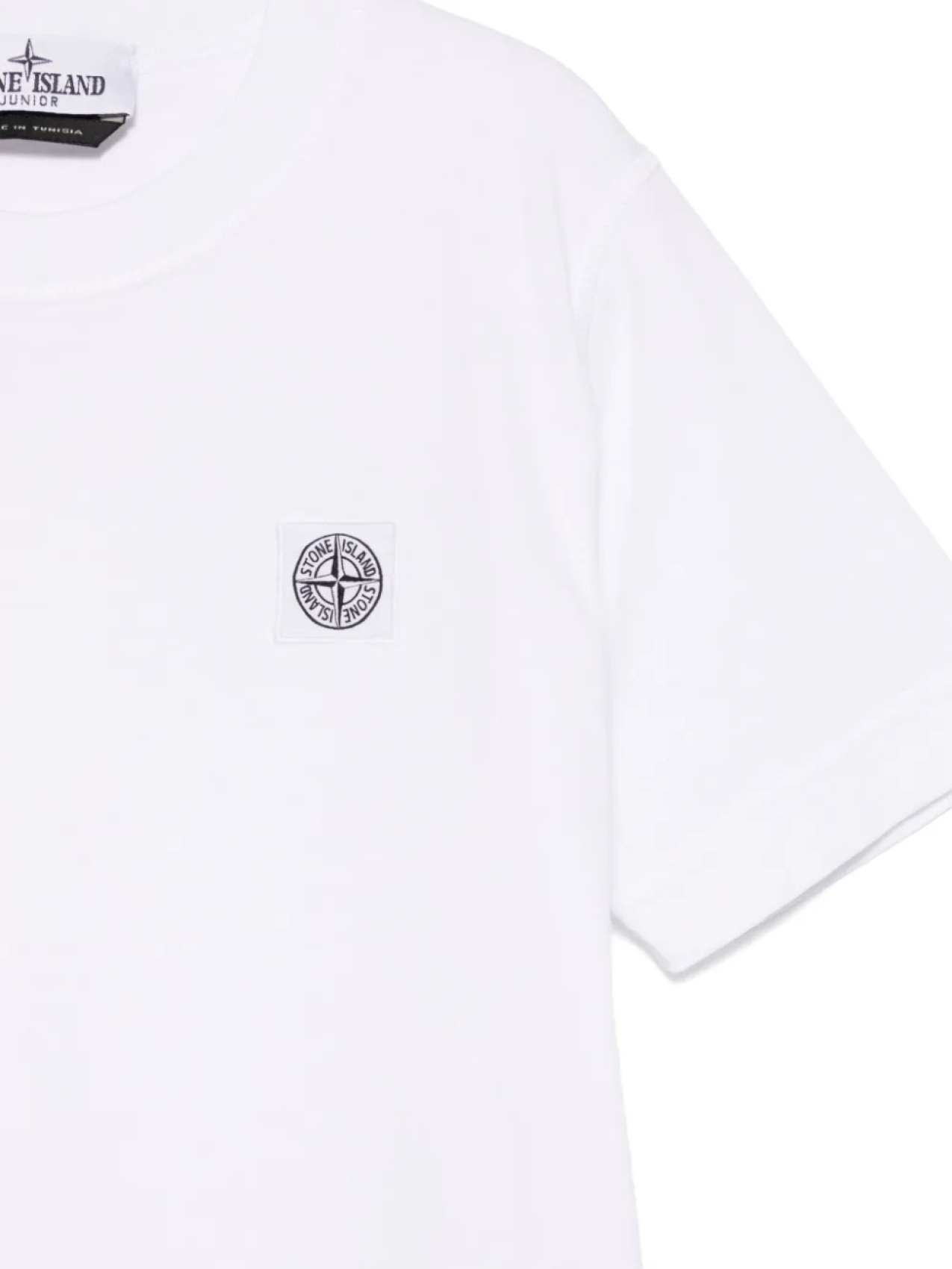Stone Island Junior легкая футболка, белый — фото 3