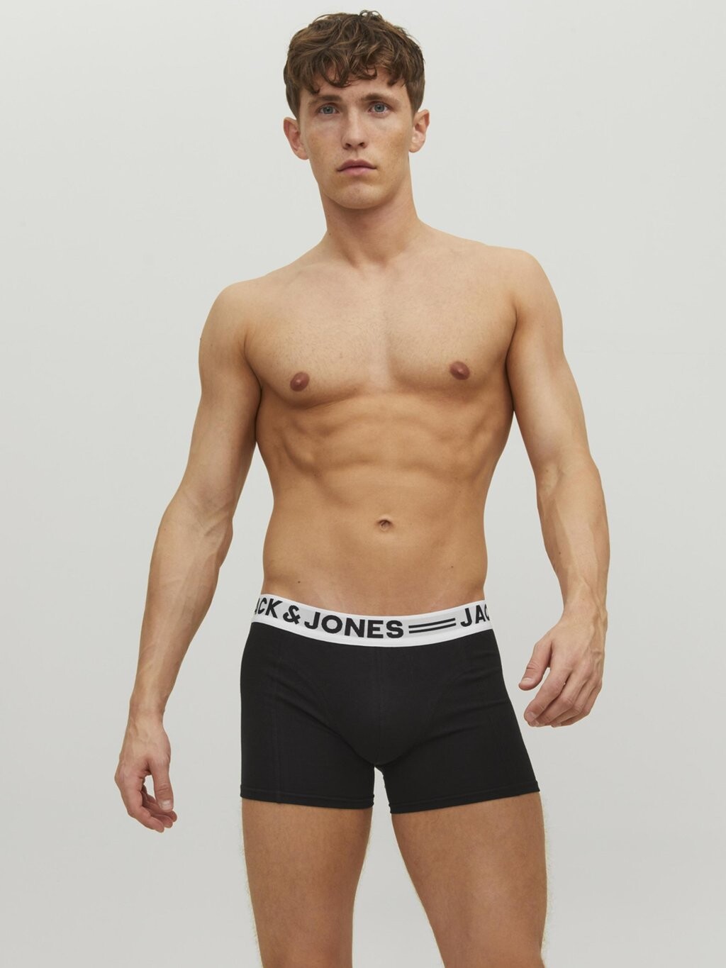 

Трусики SENSE TRUNKS 3 PACK Jack & Jones, цвет black
