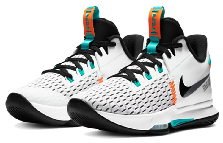 Баскетбольные кроссовки Nike Witness 5 унисекс, Белый — фото 3