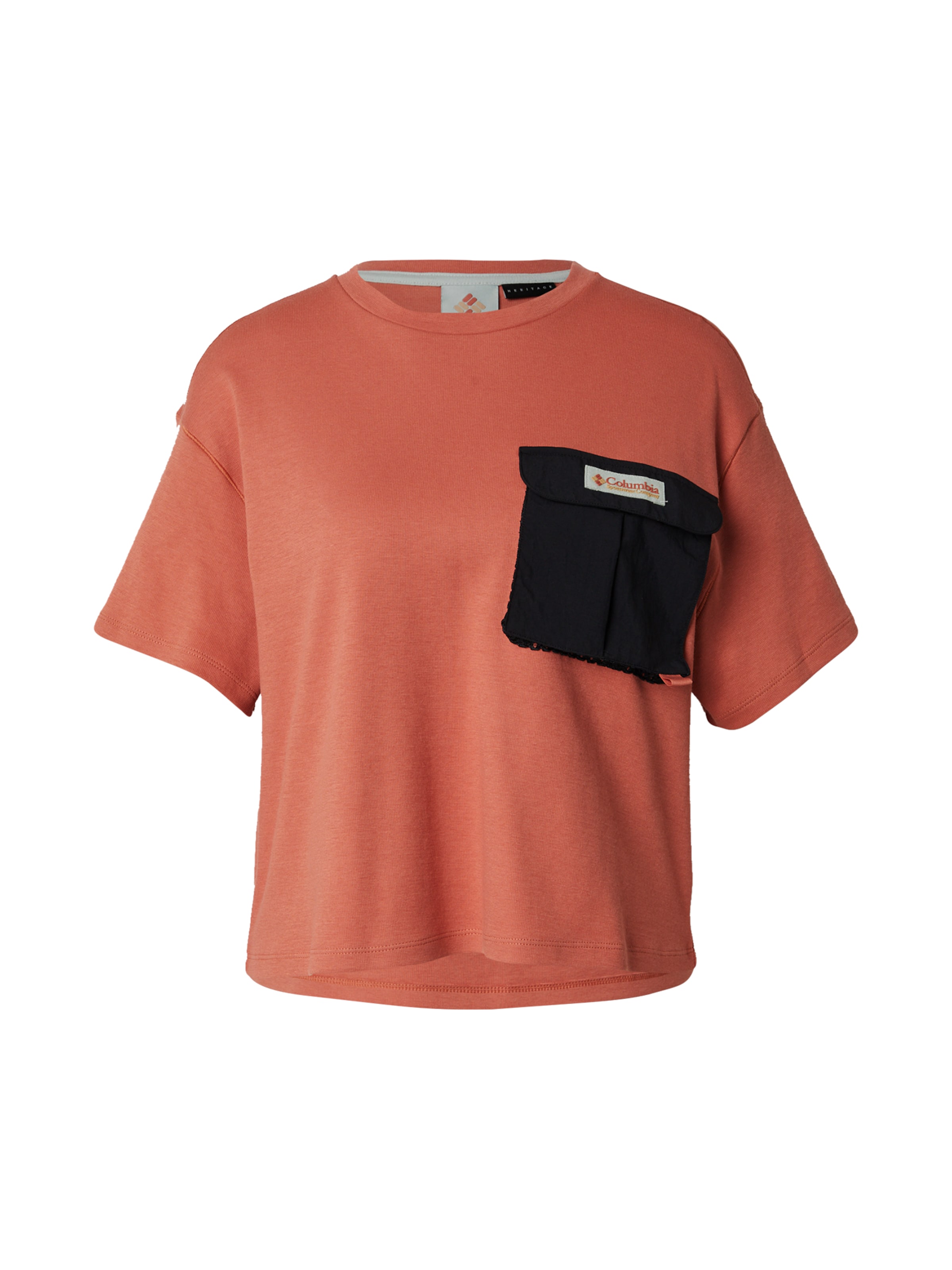 

COLUMBIA Футболка для активного отдыха 'Cove Beach' в пастельно-красном цвете