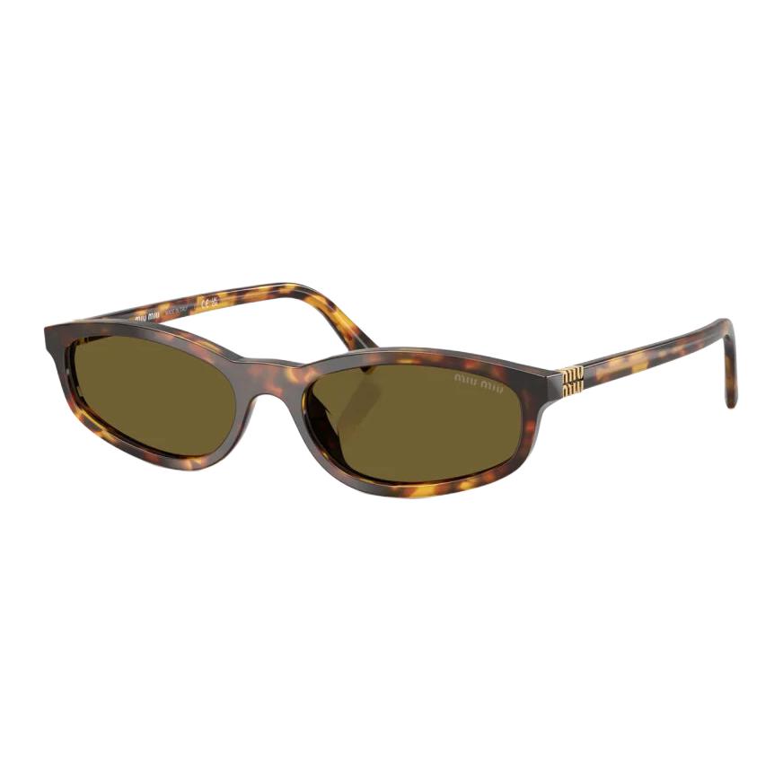 

MIU MIU Солнечные очки в черепаховом стиле, Brown