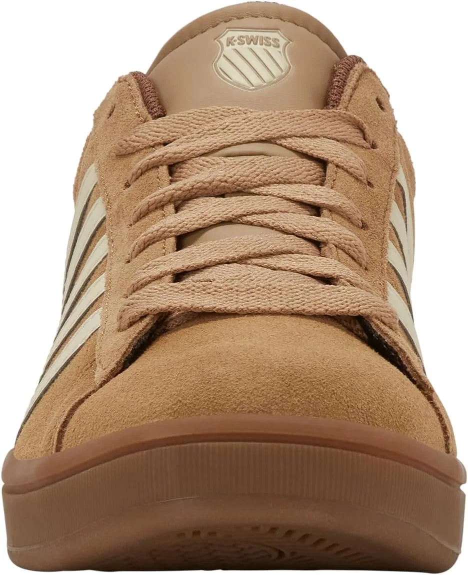 Кроссовки K-Swiss Court Tiebreak II SDE Herren Leder Schuhe 09492-275 коричневый — фото 3