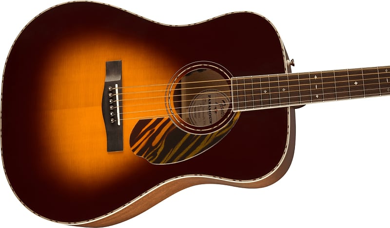 

Акустическая гитара Fender - PD-220E - Dreadnought Acoustic-Electric Guitar - Ovangkol Fingerboard - 3-Color Vintage Sunburst - w/ Deluxe Hardshell Case