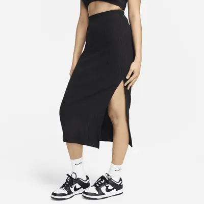 

Юбка Nike Sportswear Chill Rib, черный