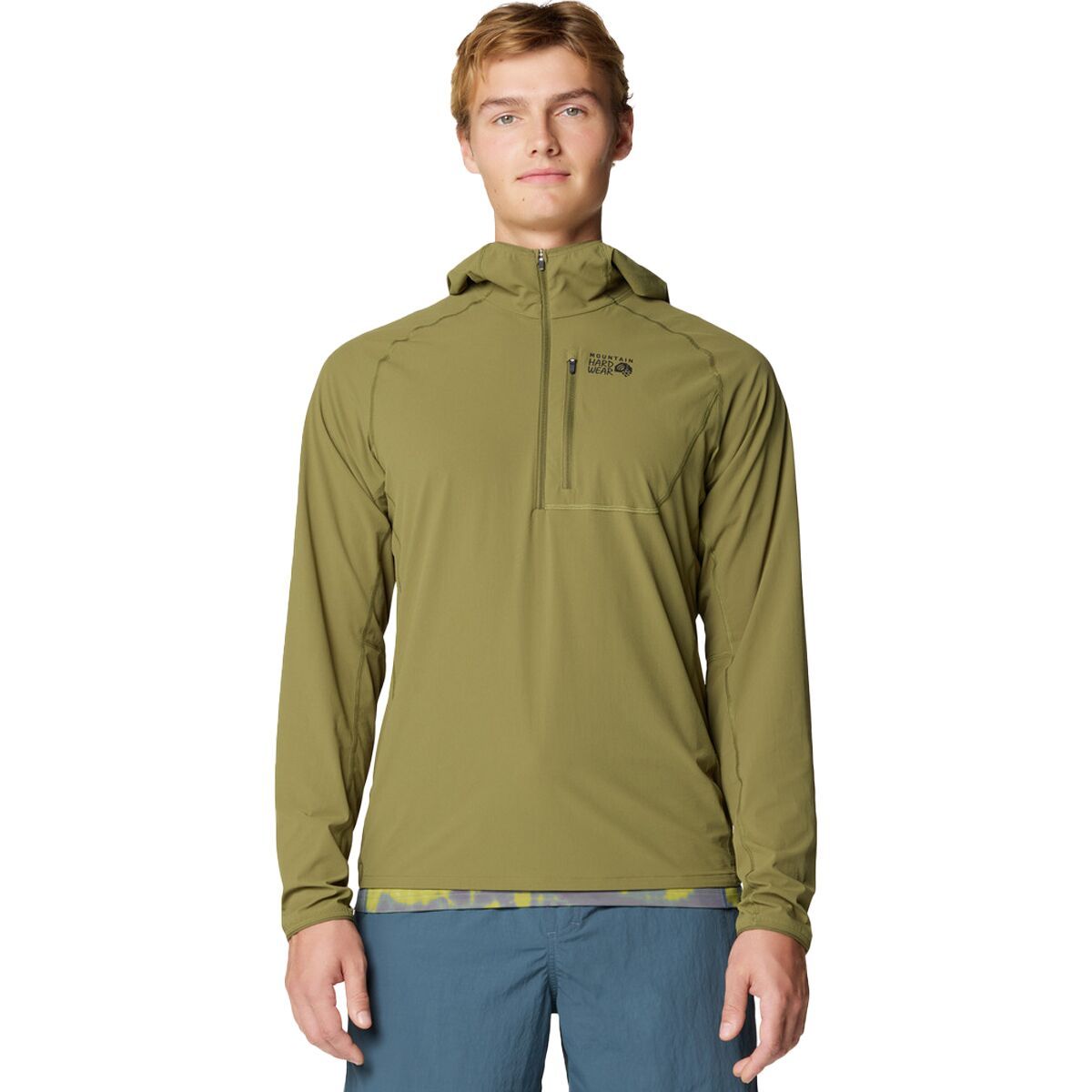

Капюшон с защитой от солнца Mountain Hardwear, зеленый
