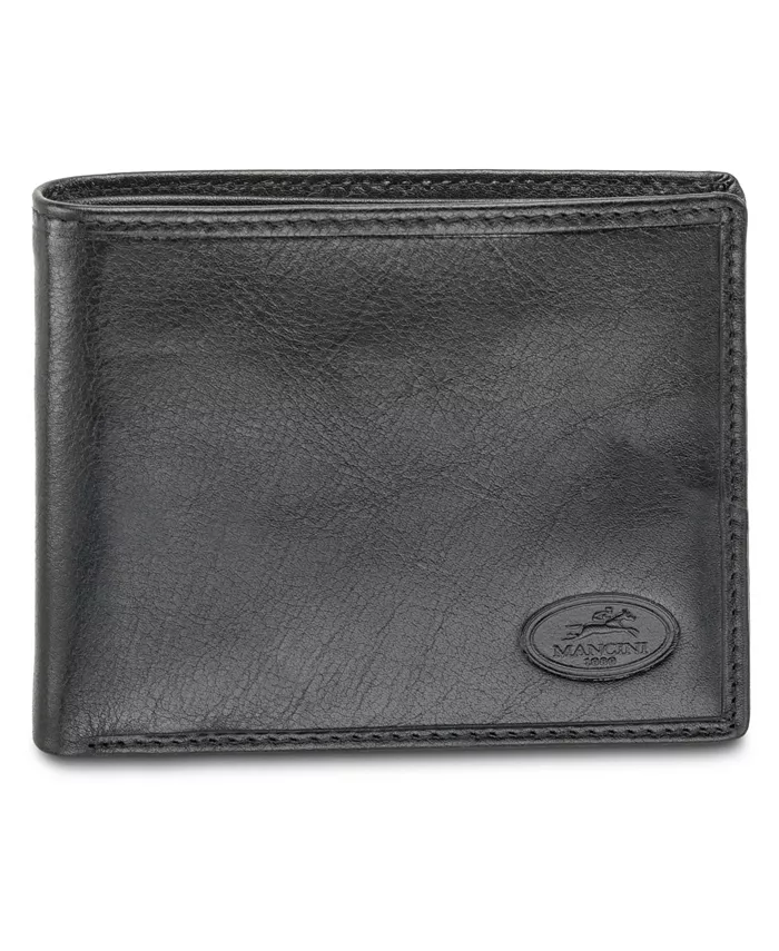 

Мужской классический кошелек с защитой RFID из коллекции Equestrian2 Mancini, черный