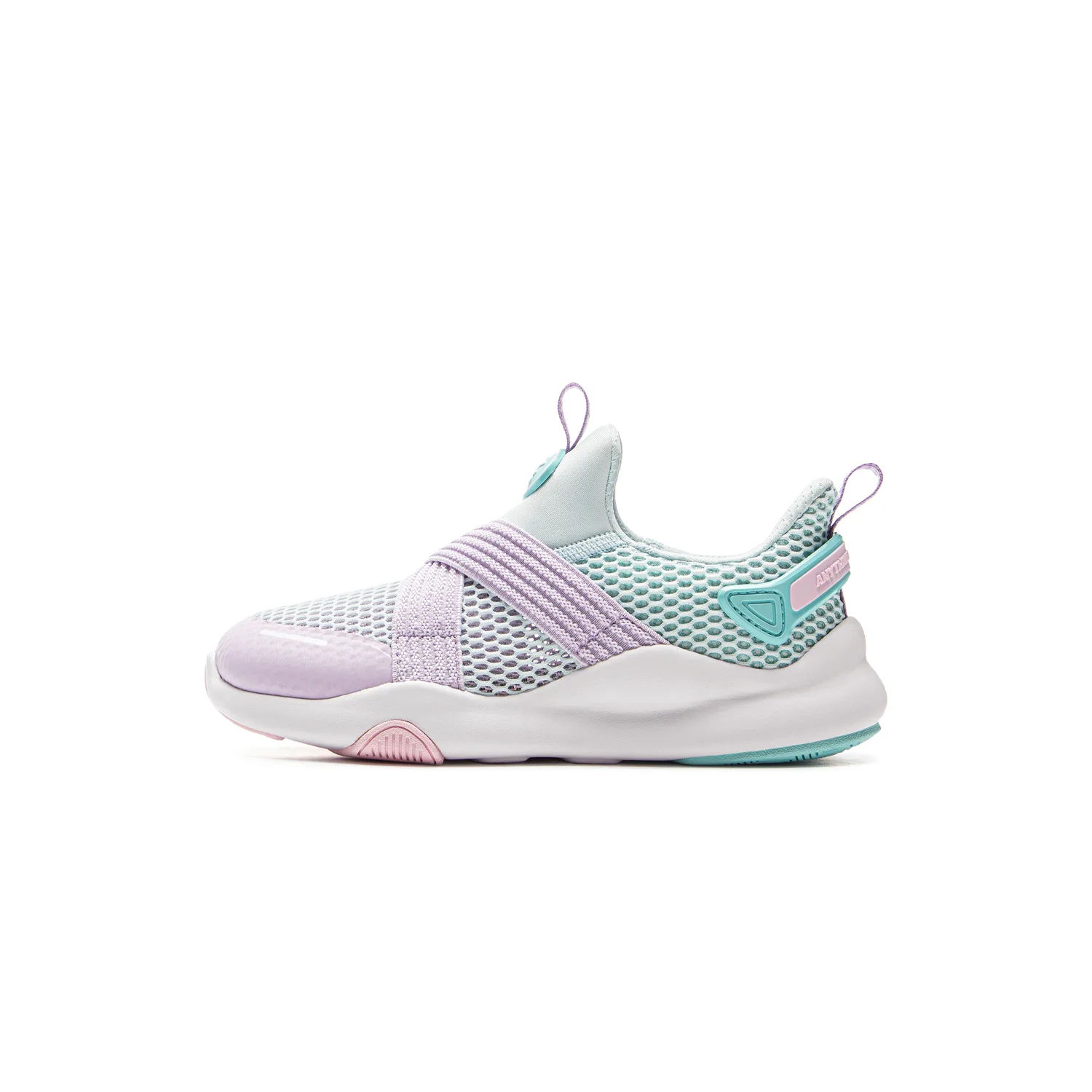 YOUNG Li-Ning YOUNG спортивная коллекция тканевые амортизирующие низкие кроссовки для детей фиолетовые