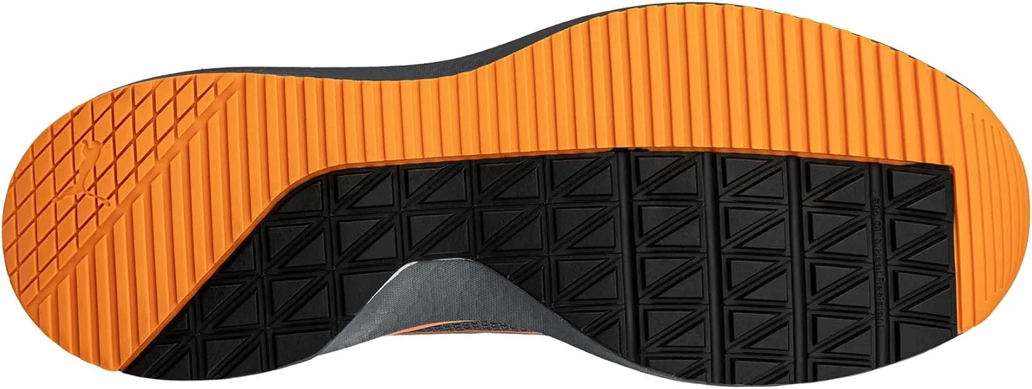 Защитные кроссовки PUMA Slide Low S1PS ESD для мужчин, с защитным носком, нескользящие, легкие, оранжевый — фото 2