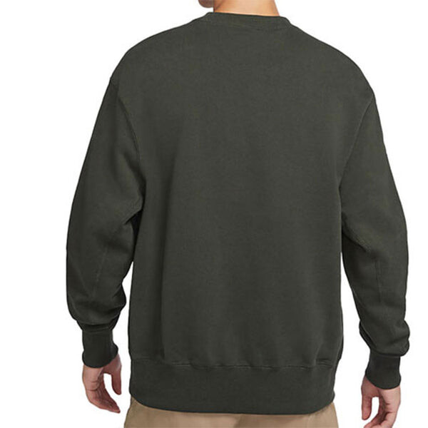 Толстовка Men's Nike Sportswear Logo Casual Sports Round Neck Pullover Brown Green, мультиколор — фото 4