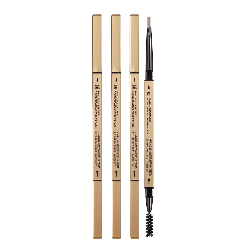 

XIXI Двусторонний карандаш для бровей Little Gold Chopsticks устойчивый к поту и стойкий цвет