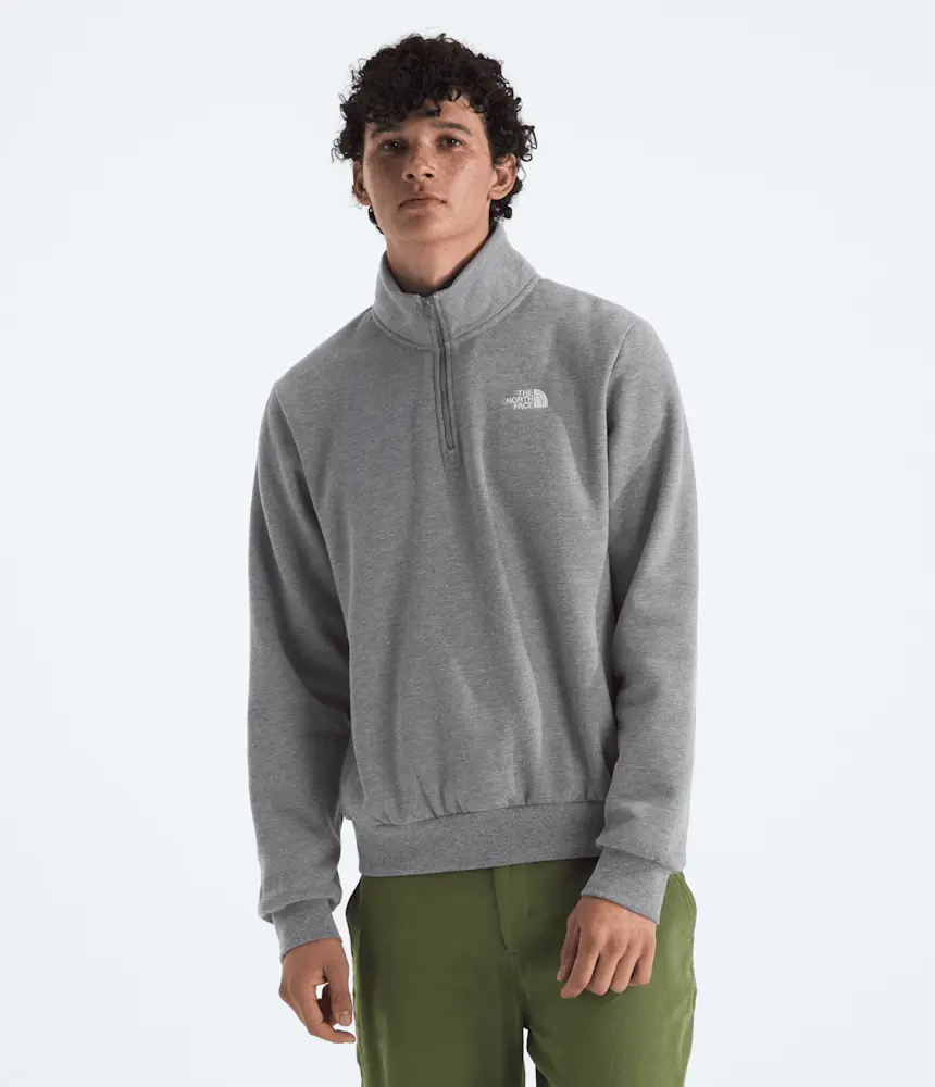

Мужская куртка Evolution Simple Dome с застежкой-молнией на ¼ The North Face, TNF Mid Grey Heather