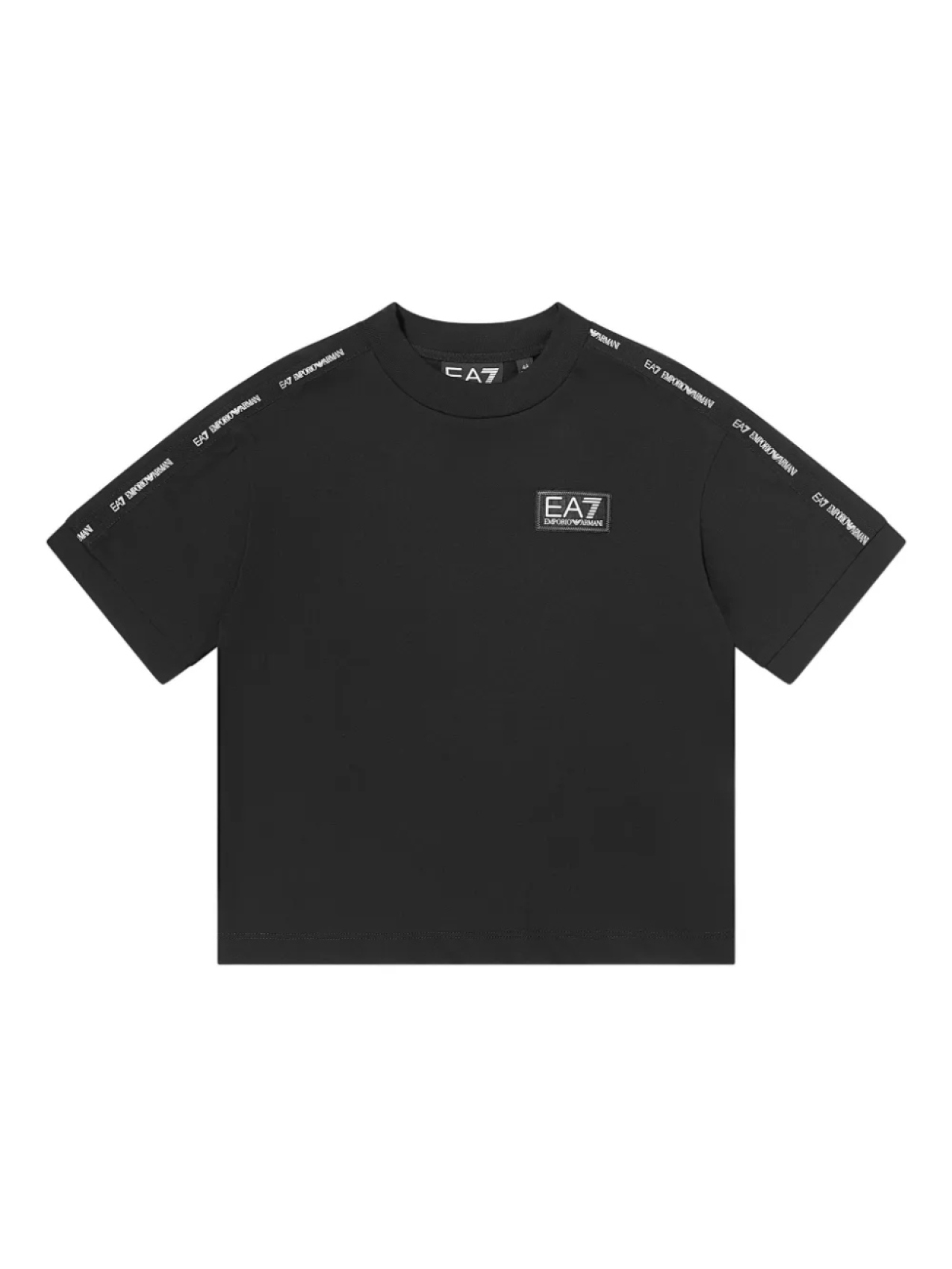 

Детская хлопковая футболка Emporio Armani Emporio Armani Kids, черный