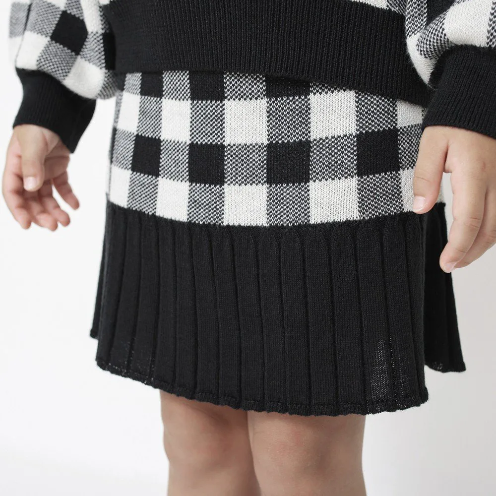 Юбка жаккардового плетения Branshes, black