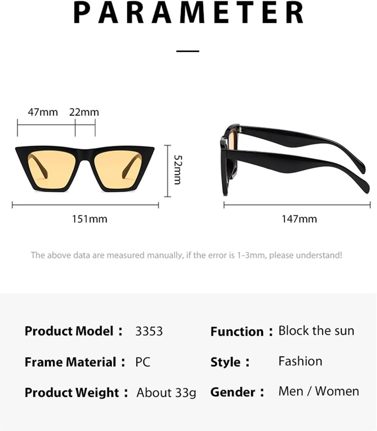 

Солнцезащитные очки для активного отдыха, женские, с большой оправой, мужские, для отпуска, для водителя, декоративные солнцезащитные очки Generic, White